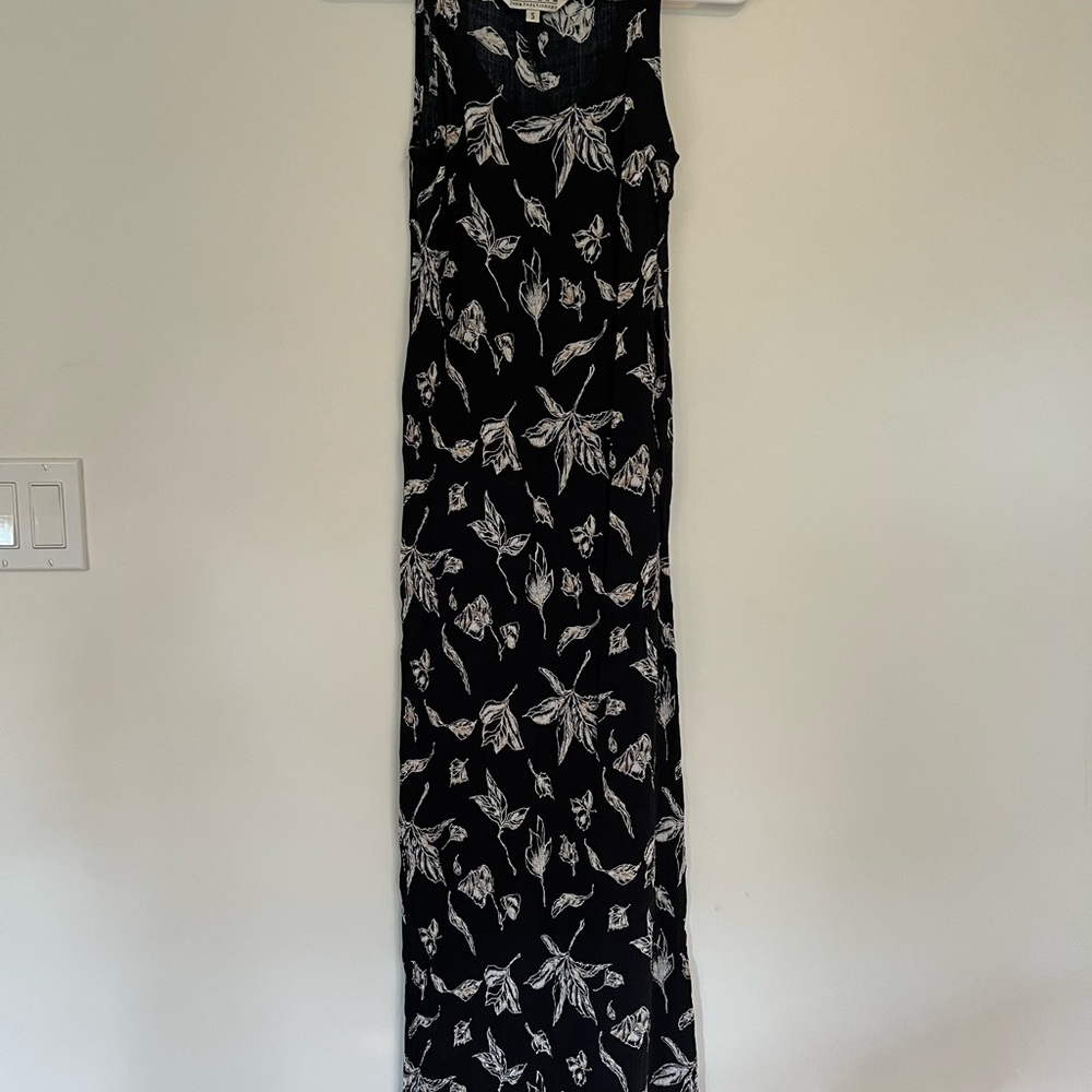 JohnPaulRichard Black and White Floral Maxi Dress